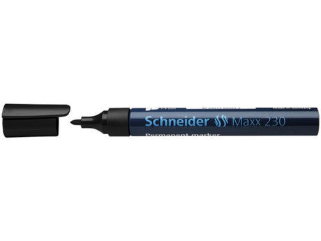 Marker Schneider permanentny 230 okrągły czarny 10 szt