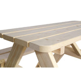Ławka piknikowa dla dzieci Sens-line Jimmy z drewna sosnowego wys. 55x90x90cm