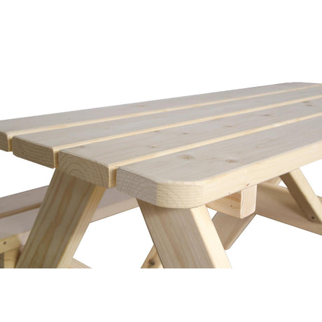 Ławka piknikowa dla dzieci Sens-line Jimmy z drewna sosnowego wys. 55x90x90cm