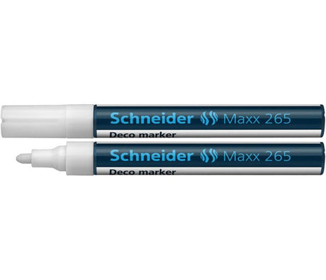 Marker kredowy Schneider 265 biały 2-3mm Marker kredowy kangaro biały 2-3mm