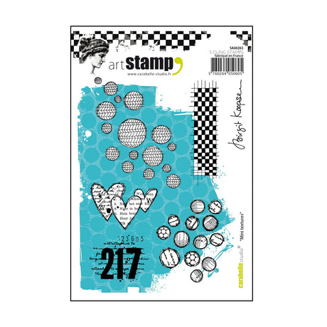 Studio Carabelle • stempel a6 mini tekstur