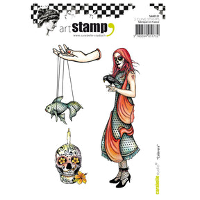 Studio Carabelle • Stempel samoprzylepny formatu A6 Calavera