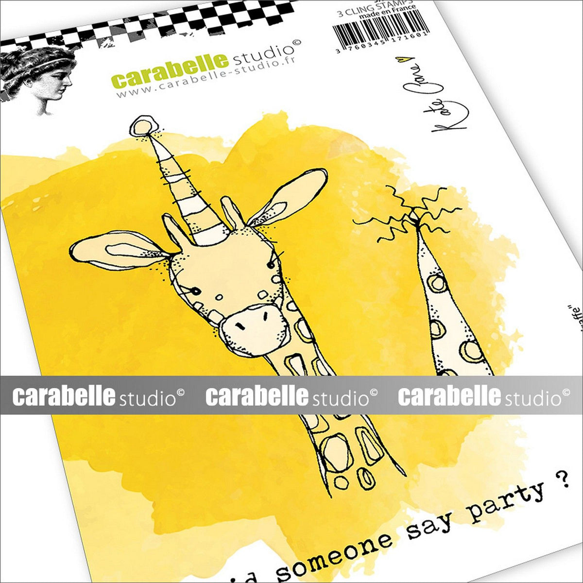 Studio Carabelle • Stempel samoprzylepny 6 żyrafa imprezowa