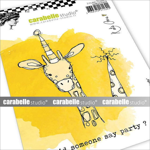 Studio Carabelle • Stempel samoprzylepny 6 żyrafa imprezowa