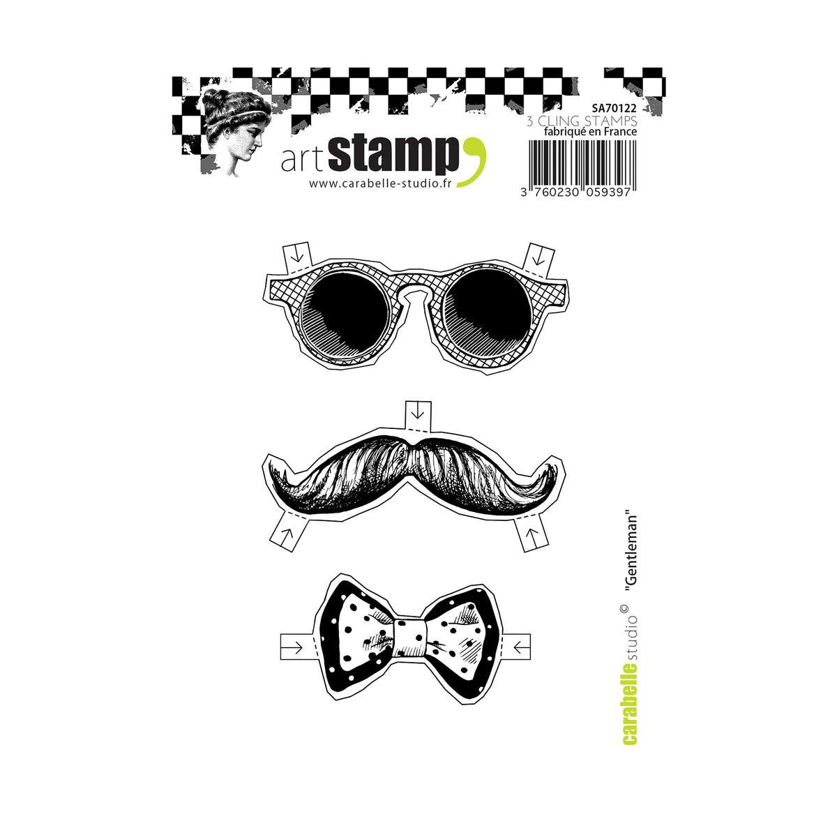 Studio Carabelle • znaczek a7 gentleman