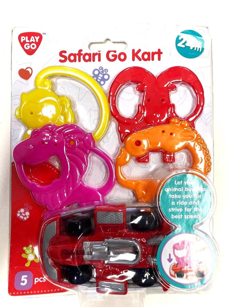 Gokart Playgo safari, za każdym razem umieszczaj na nim inne zwierzę