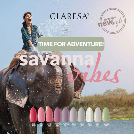 Claresa Lakier żelowy UV LED 5ml Zielony 800 Savanna Vibes