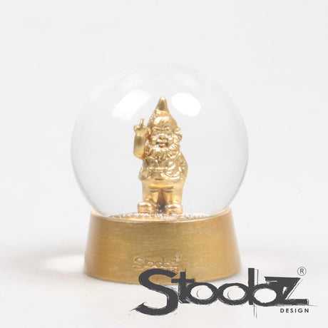 Stoobz design Stoobz gnome pieprz cię, trzęsąca się kula złota 10x10x12cm