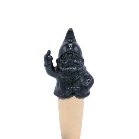 Stoobz design stoobz gnomy samonawadniający f*ck you gnom czarny 6x4,5x16,5cm