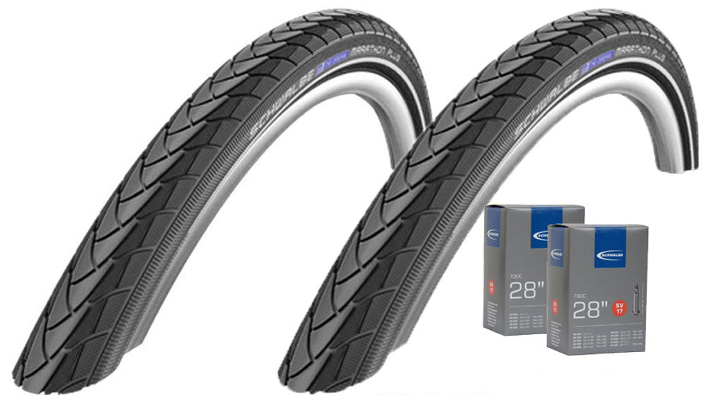 Zestaw Schwalbe Maraton Plus 37-622 + rura sv17