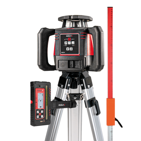 Zestaw lasera budowlanego Levelfix 860h czerwony