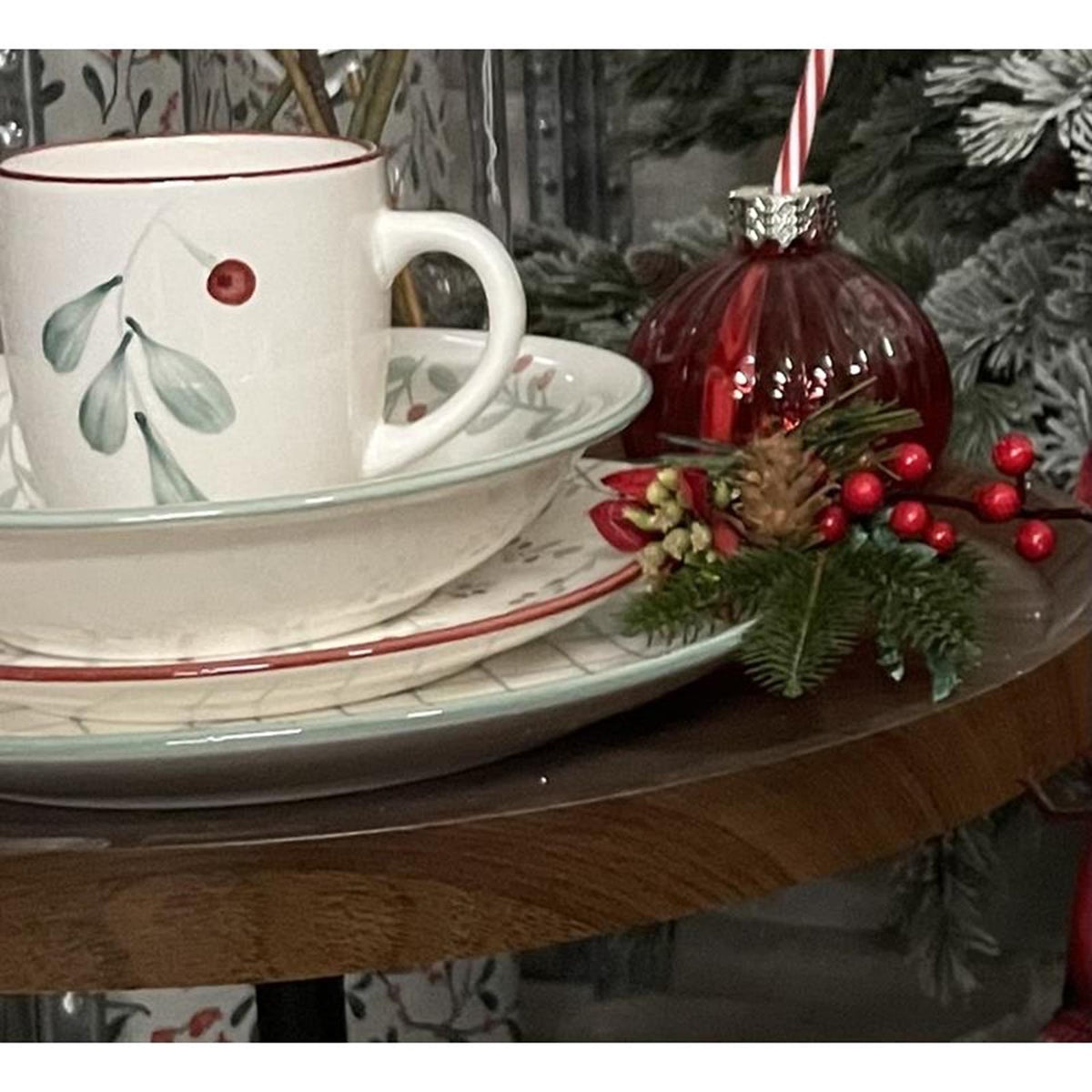 Talerz dzienny Svenska „berry” czerwony ã˜19,5 cm