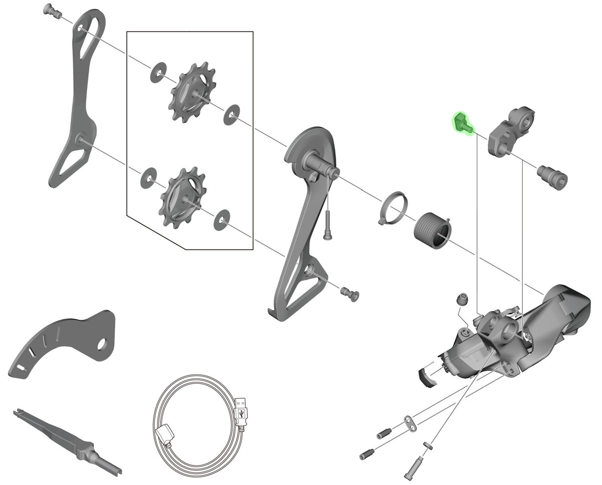 Linka Shimano do rd-r9250 rd-r8150 rd-r7150 rd-rx825