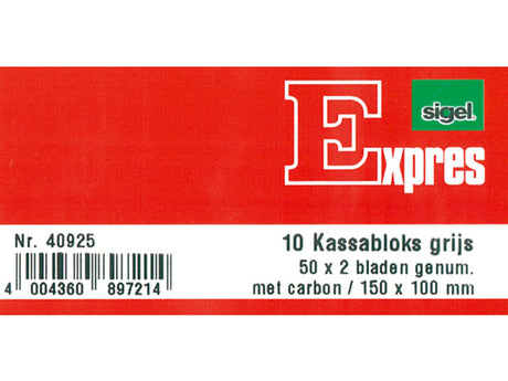 Blok kasowy Kangaro 150x110 50x2 arkusze z karbonem 10 sztuk