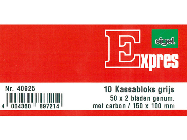 Blok kasowy Kangaro 150x110 50x2 arkusze z karbonem 10 sztuk