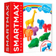 Smartmax moje pierwsze zwierzęta safari - magnetyczne zwierzęta safari - 18-częściowy zestaw do budowania z miękkimi elementami - zabawki edukacyjne dla maluchów - od 1 roku