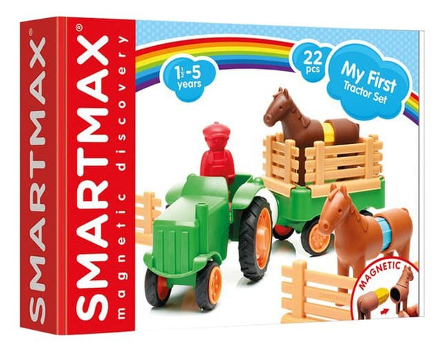 Inteligentne gry smart max - mój pierwszy traktor zestaw 22 sztuki