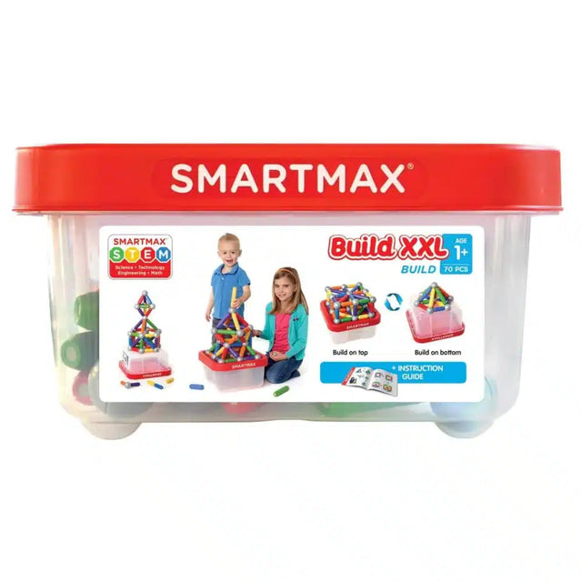 Inteligentne gry smart max - zbuduj walizkę xxl z 70 części