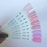 Claresa lakier hybrydowy uv led 5ml różowy 509 wesołe miasteczko