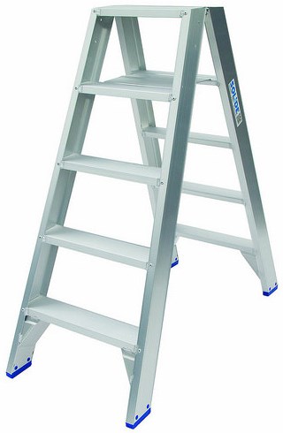 Solidne profesjonalne schody podwójne 2x5 stopni - dt05