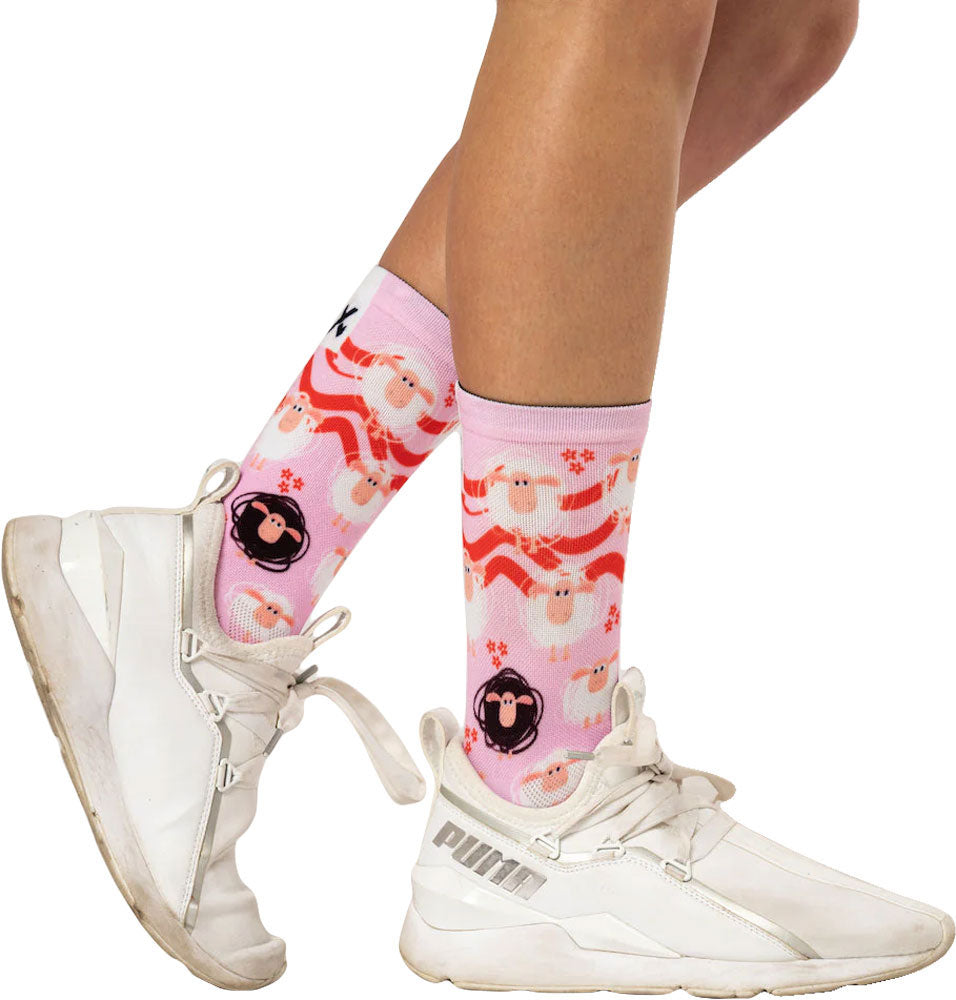 Obuwie Sox różowe owce - skarpetki | l (42-47)