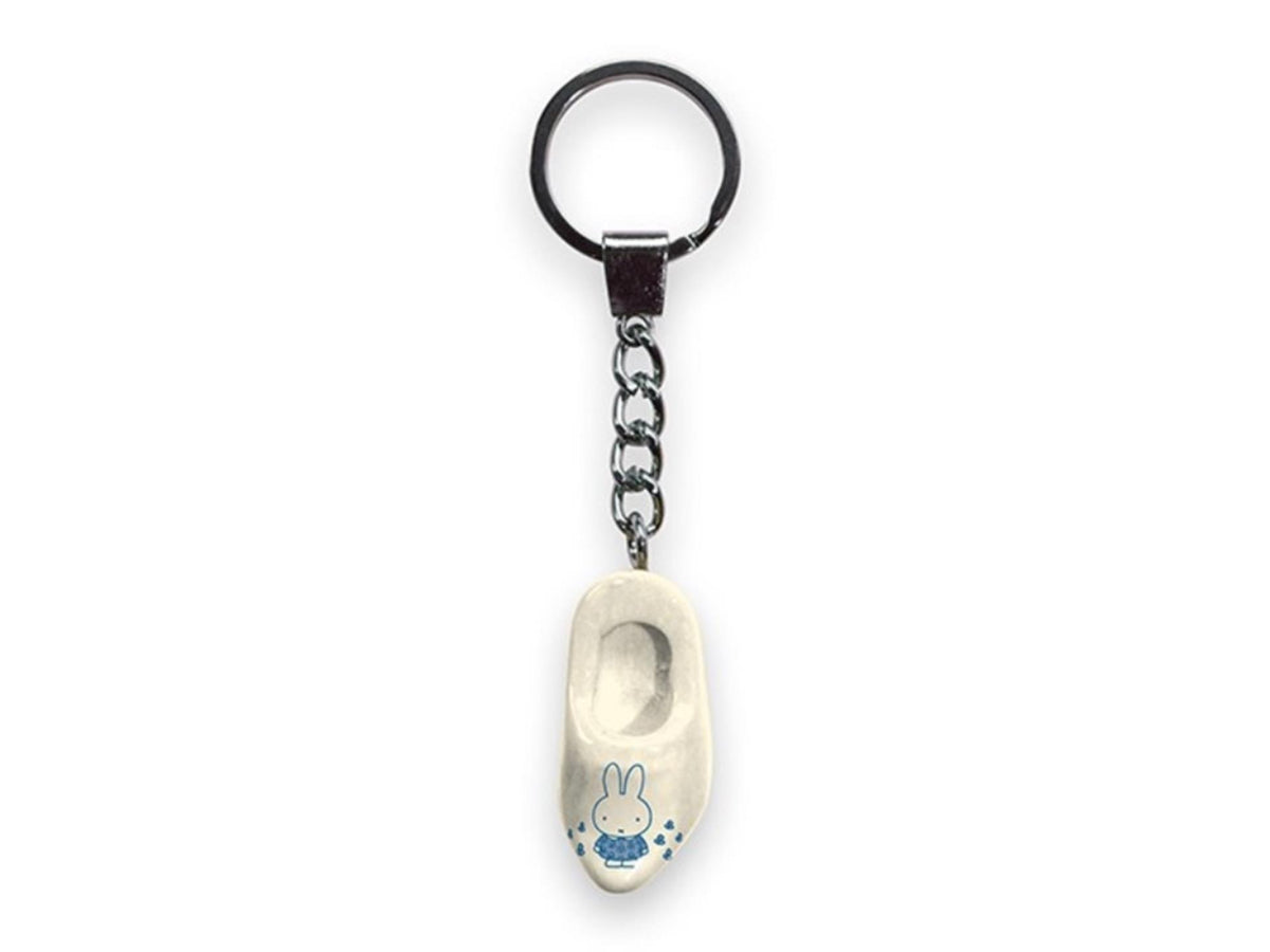 Breloczek Miffy 1 drewniak 4 cm biało-niebieski