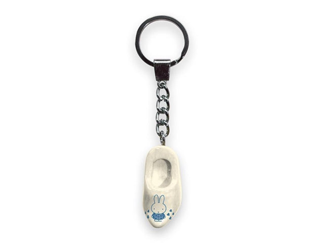 Breloczek Miffy 1 drewniak 4 cm biało-niebieski