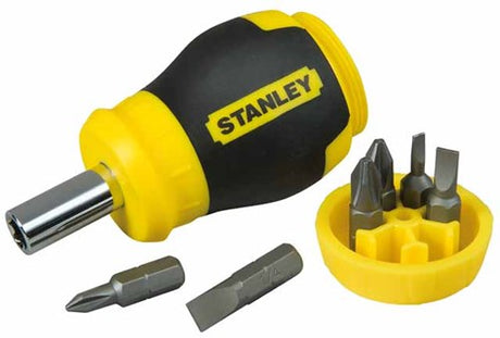 Krótki śrubokręt wielobitowy Stanley