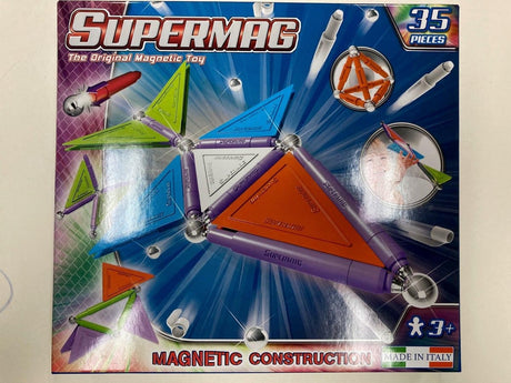 Selecta supermag - modny 35-częściowy zestaw magnesów