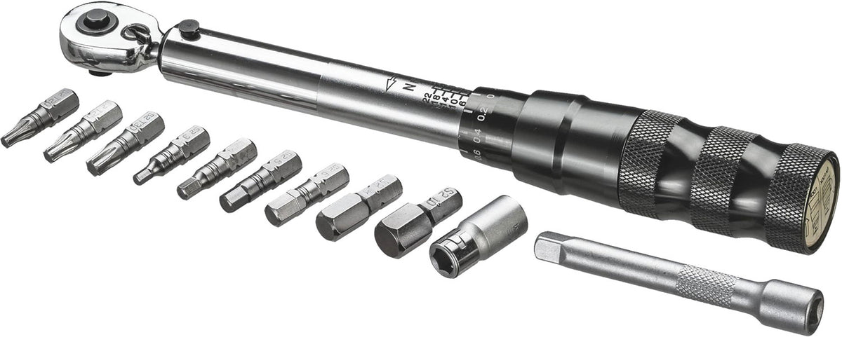 Klucz dynamometryczny Syncros 2.0 w komplecie. zestaw bitów (2-24 nm)