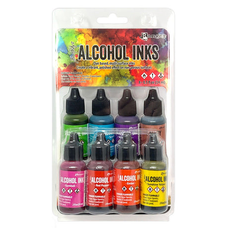 Ranger Ink Ranger • Tim Holtz Atramenty Alkoholowe Spektrum Jasne 14ml x 8szt