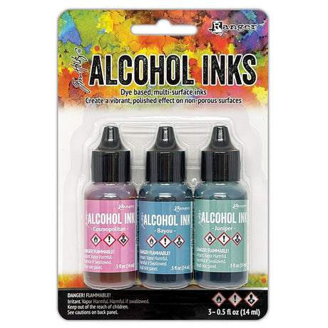 Ranger Ink Ranger • Tim Holtz Zestaw tuszy alkoholowych Getaway 3szt