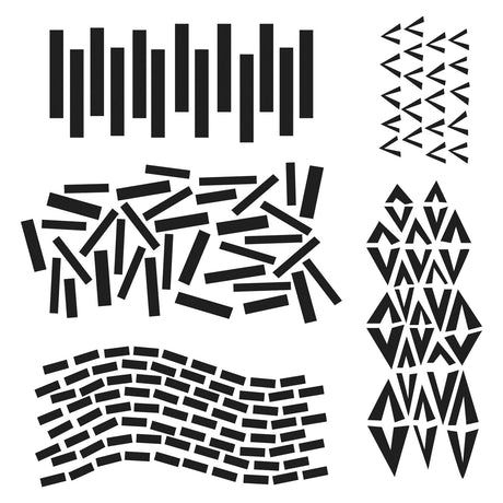 Warsztat rzemieślniczy • Szablon kreskowy v 30,5x30,5cm