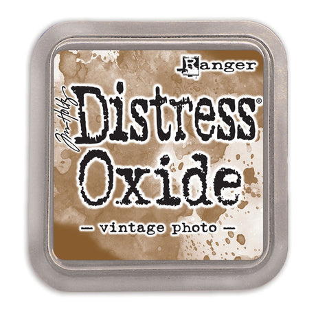 Ranger Ink Ranger • Poduszka z tuszem Tima Holtza „District Oxide”, zdjęcie vintage