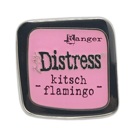 Ranger Ink Ranger • Tim Holtz Dishart emaliowana przypinka kiczowaty flaming