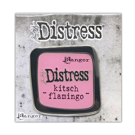Ranger Ink Ranger • Tim Holtz Dishart emaliowana przypinka kiczowaty flaming