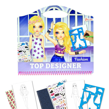 Książka o modzie najlepszych projektantów Toi-toys z szablonami