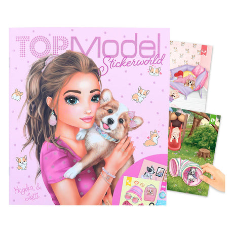 Najlepszy model Van der Doelen - uroczy pies corgi z naklejki