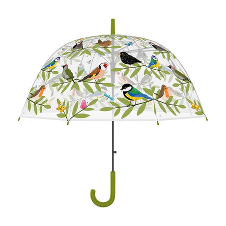 Zaprojektowany przez firmę Esschert parasol klubowy dla ptaków, przezroczysty, średnica 83 cm