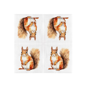 Serwetki papierowe Esschert design wiewiórka 33x33cm fsc mix