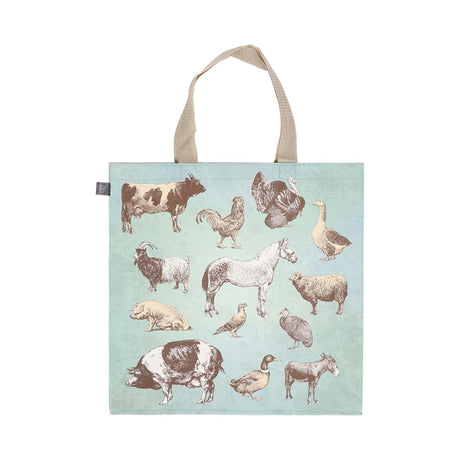 Torba na zakupy Esschert design zwierzęta hodowlane 40x14,5x40cm str