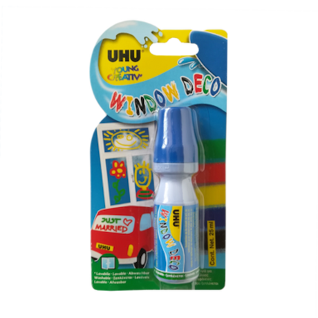 Marker do okien Uhu niebieski 25ml