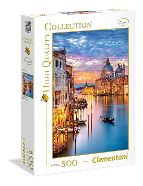 Puzzle Clementoni - zachód słońca w Wenecji - 500 elementów