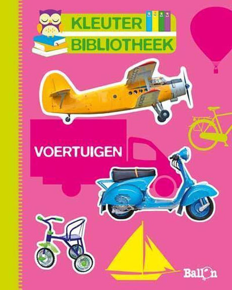 Książka o pojazdach bibliotecznych Deltas dla maluchów od wydawcy balonów