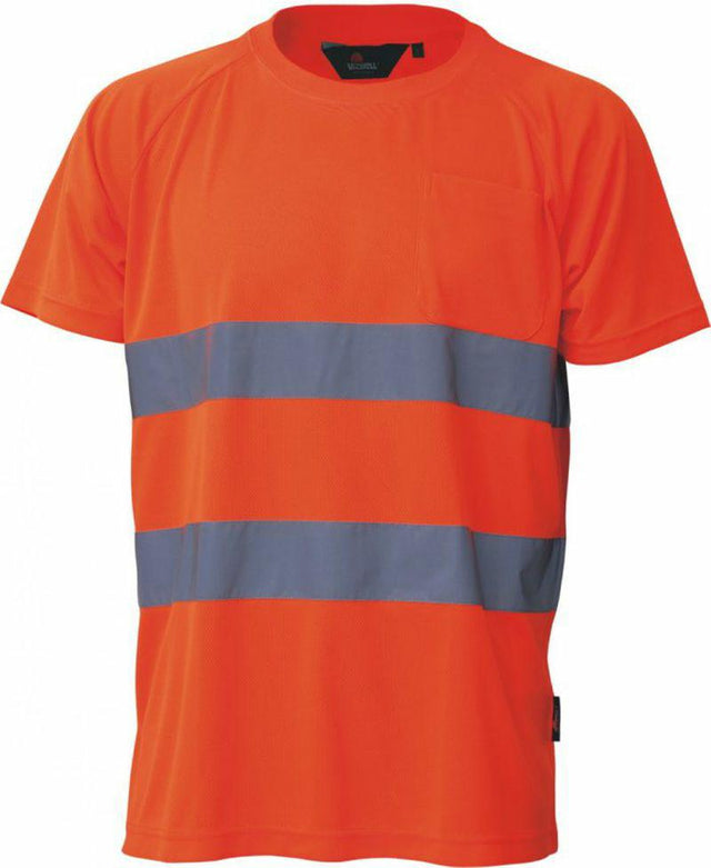 Beta oranje waarschuwingst-shirt m