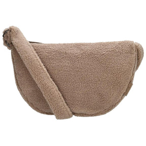 Puszysta torba na ramię Beagle z misiem księżycowym 34x21x8cm lugo taupe