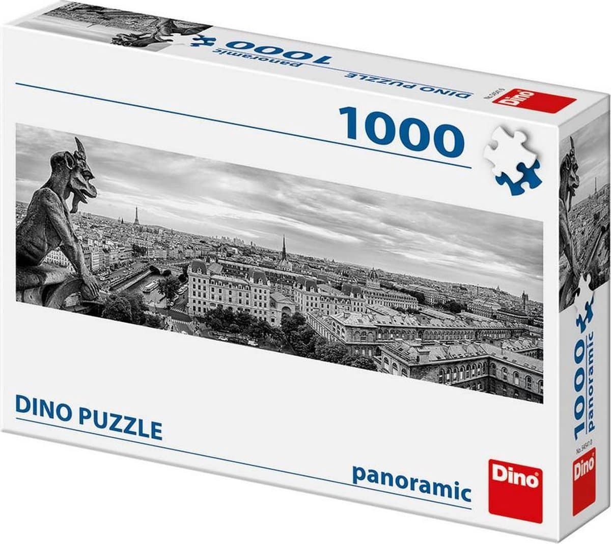 Puzzle Dinotoys Dino - panorama Paryża Notre Dame - 1000 elementów