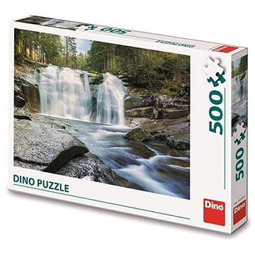 Puzzle Dinotoys Dino - wodospady mumlawy w Czechach - 500 elementów
