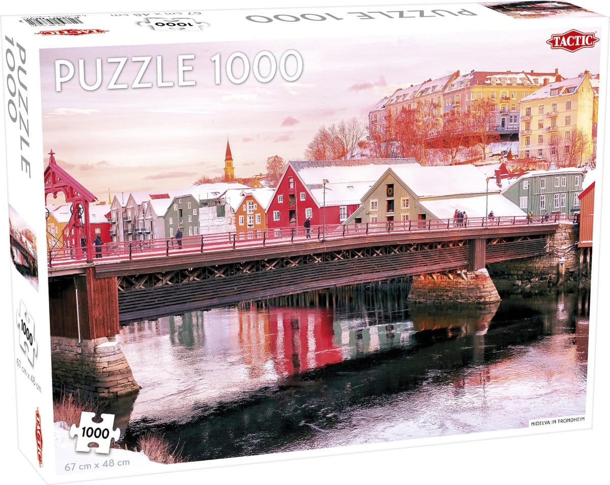 Puzzle taktyczne - Nidelva w Trondheim - 1000 elementów