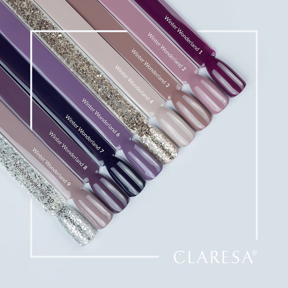 Claresa Lakier Żelowy UV LED 5ml Zimowa Kraina Czarów 9